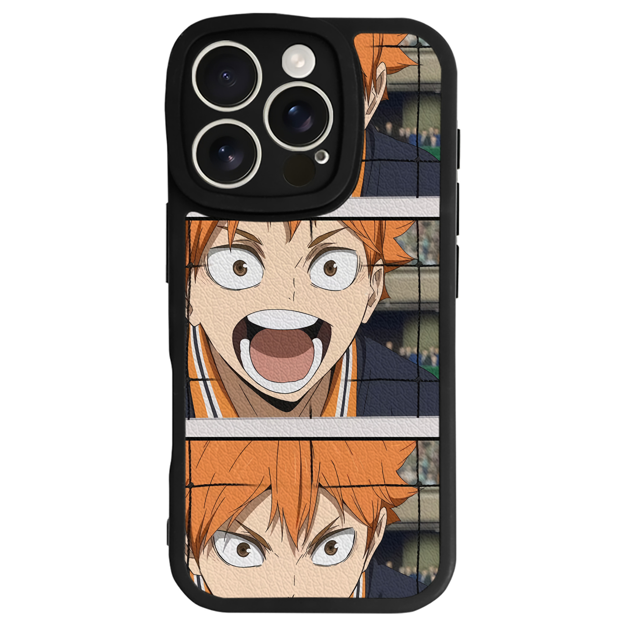 （画像用） ハイキュー!! Haikyu!! 【iPhone 16シリーズ対応】シリコンスマホケース（レザー調） 材質：シリコン